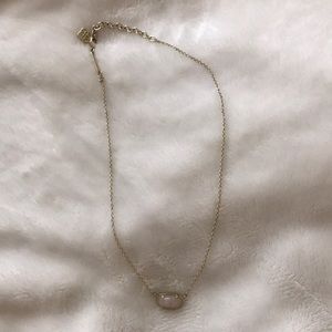 KENDRA SCOTT Rose Quartz Elisa Necklace